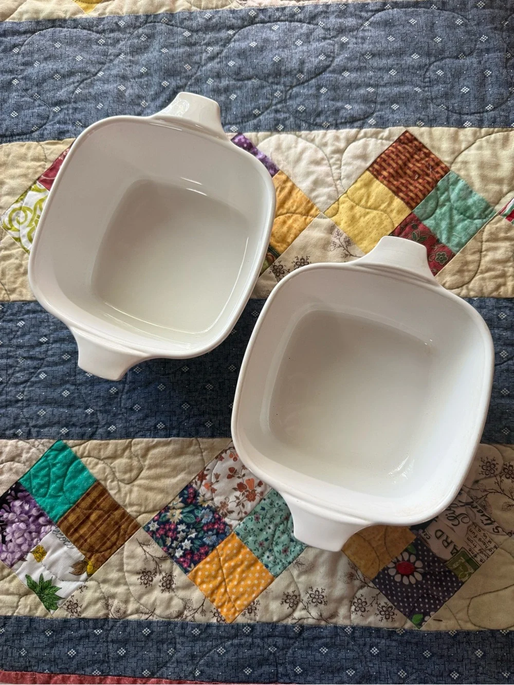 Vintage Corning Ware Blue Cornflower P-43-B Petite Pans 22 oz Set of 2